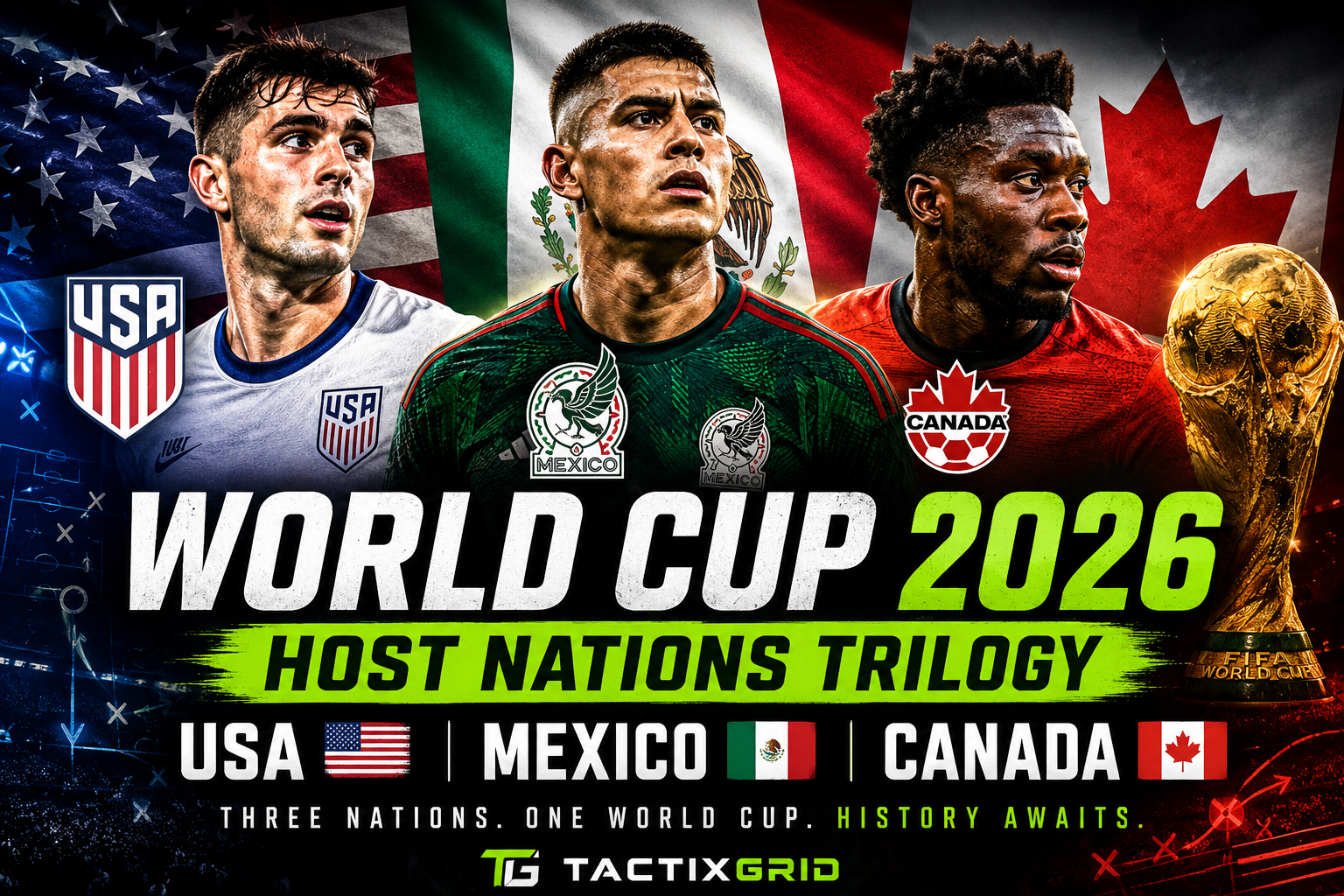 World Cup 2026 Host Nations Preview: USA, Mexico & Canada Tactical Breakdown