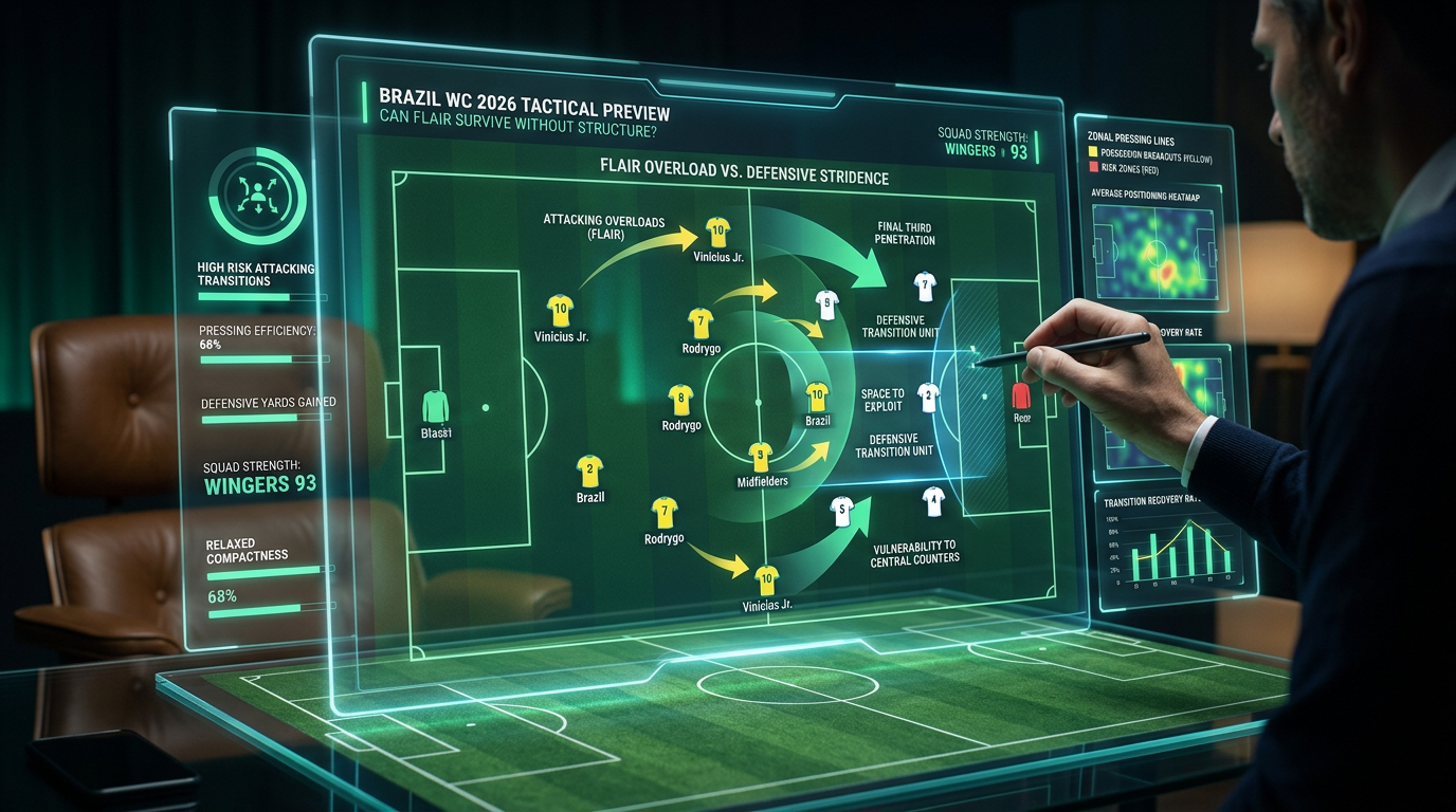 Brazil World Cup 2026 Tactical Preview: Can Flair Survive Without Structure?