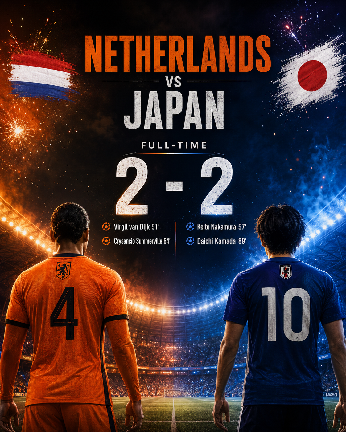 Netherlands 2-2 Japan: Why Japan's 3-4-3 Is a Serious World Cup Warning